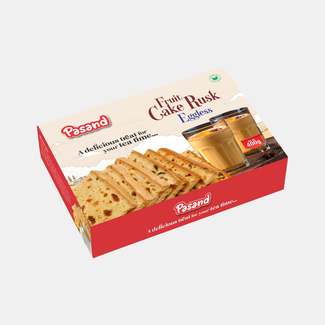 Pasand Fruit Cake Rusk Without Egg 400g
