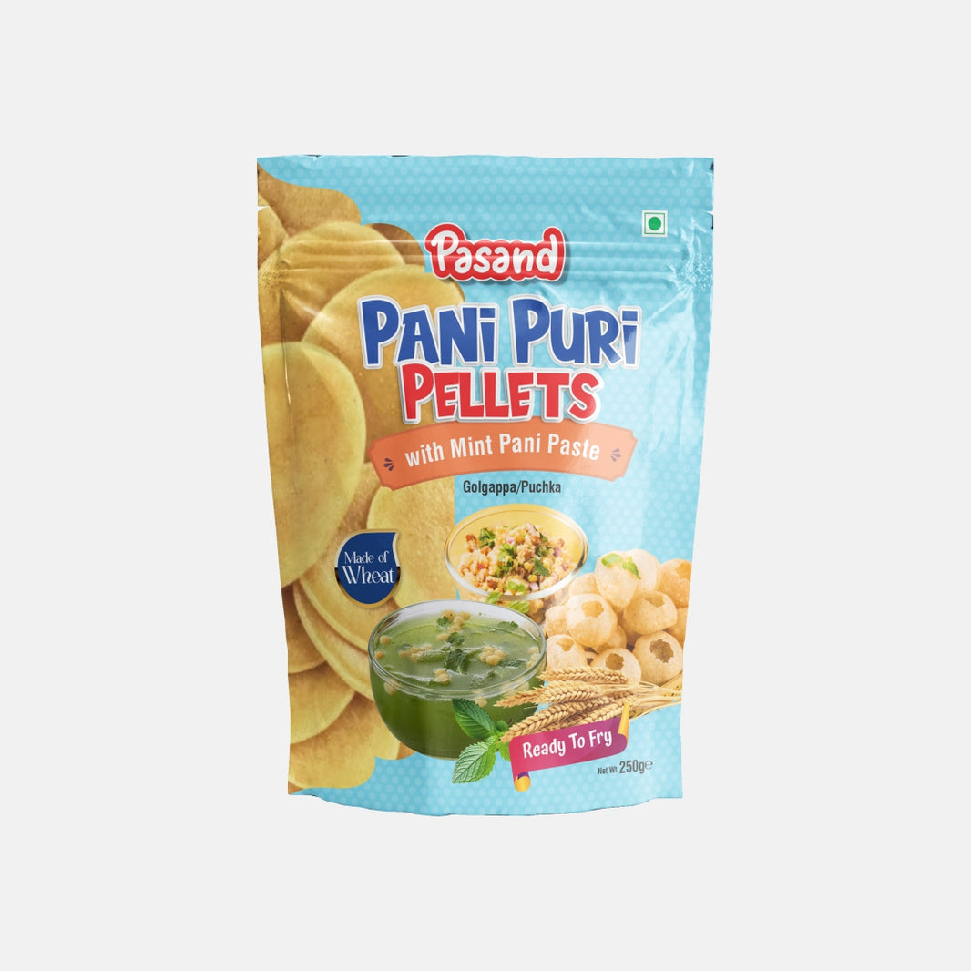 Pasand Panipuri Pellets (Wheat) With Mint Pani Paste 250g
