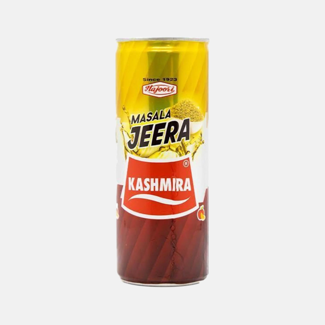 Hajoori Kashmira Masala Jeera Soda Tin 330ml