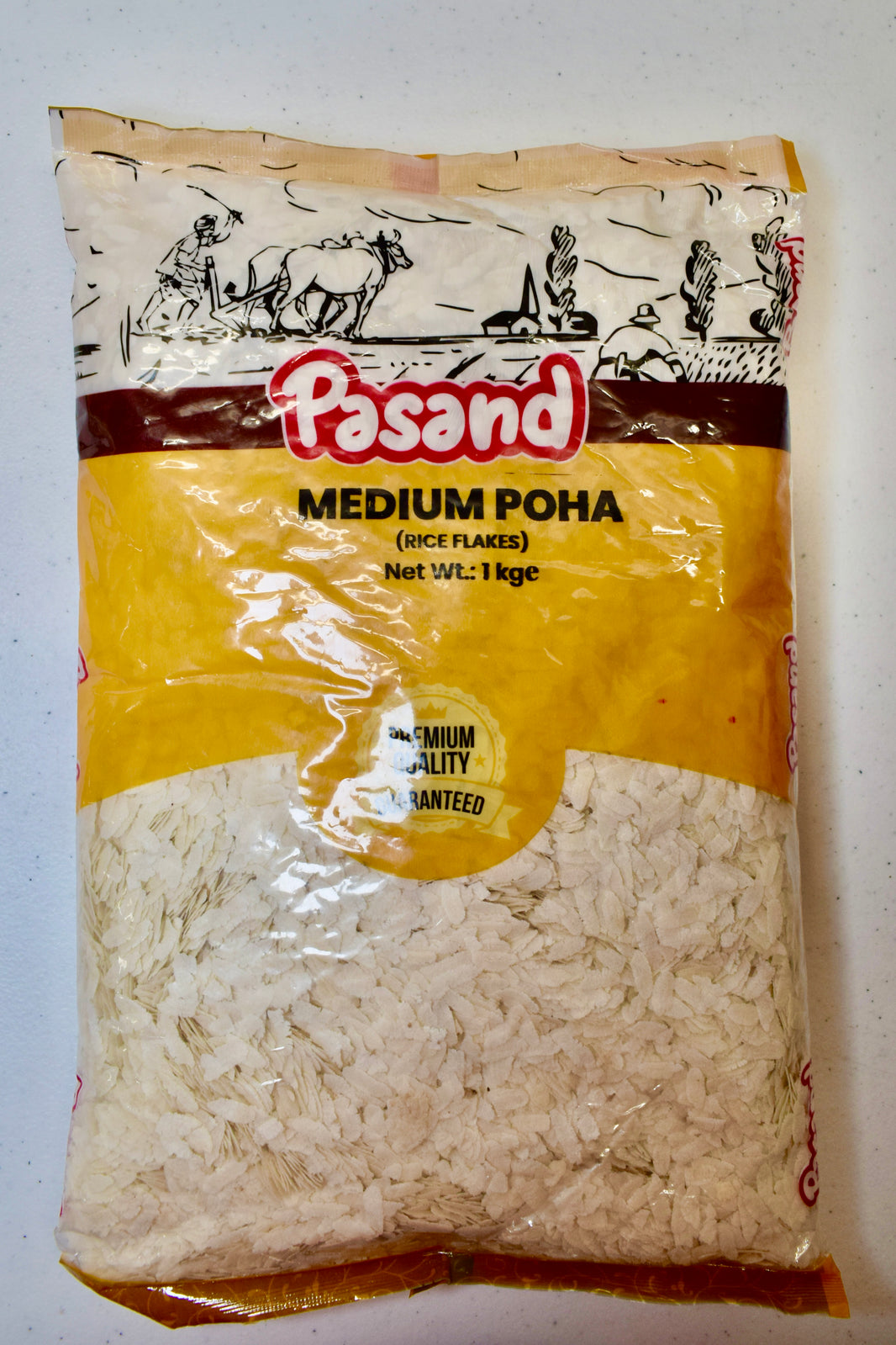 Pasand Medium Poha | Premium Quality Rice Flakes | 1kg Pack