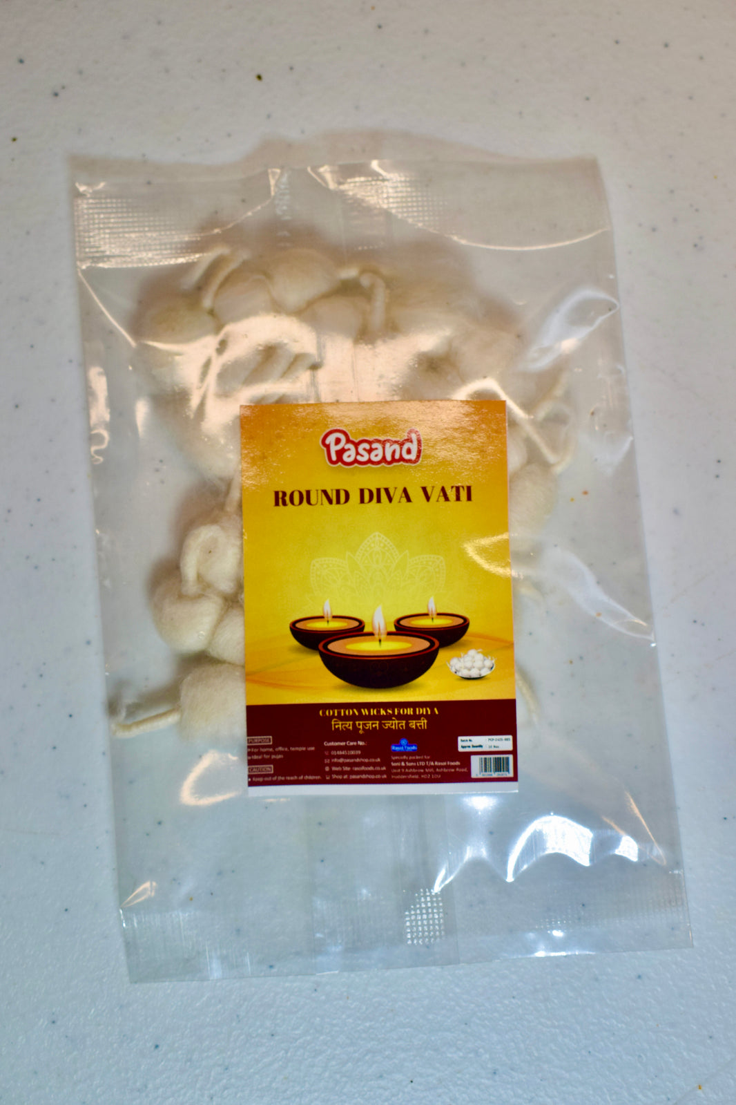 Pasand Round Diva Vati – Cotton Wicks for Diya