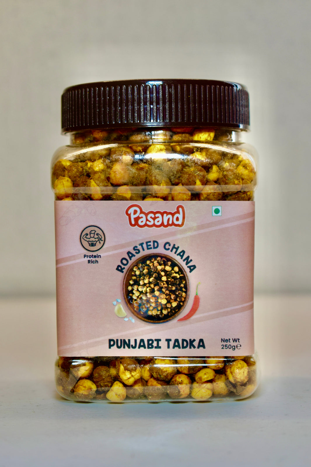 Pasand Roasted Chana – Punjabi Tadka (200g) | Spicy & Zesty Desi Snack