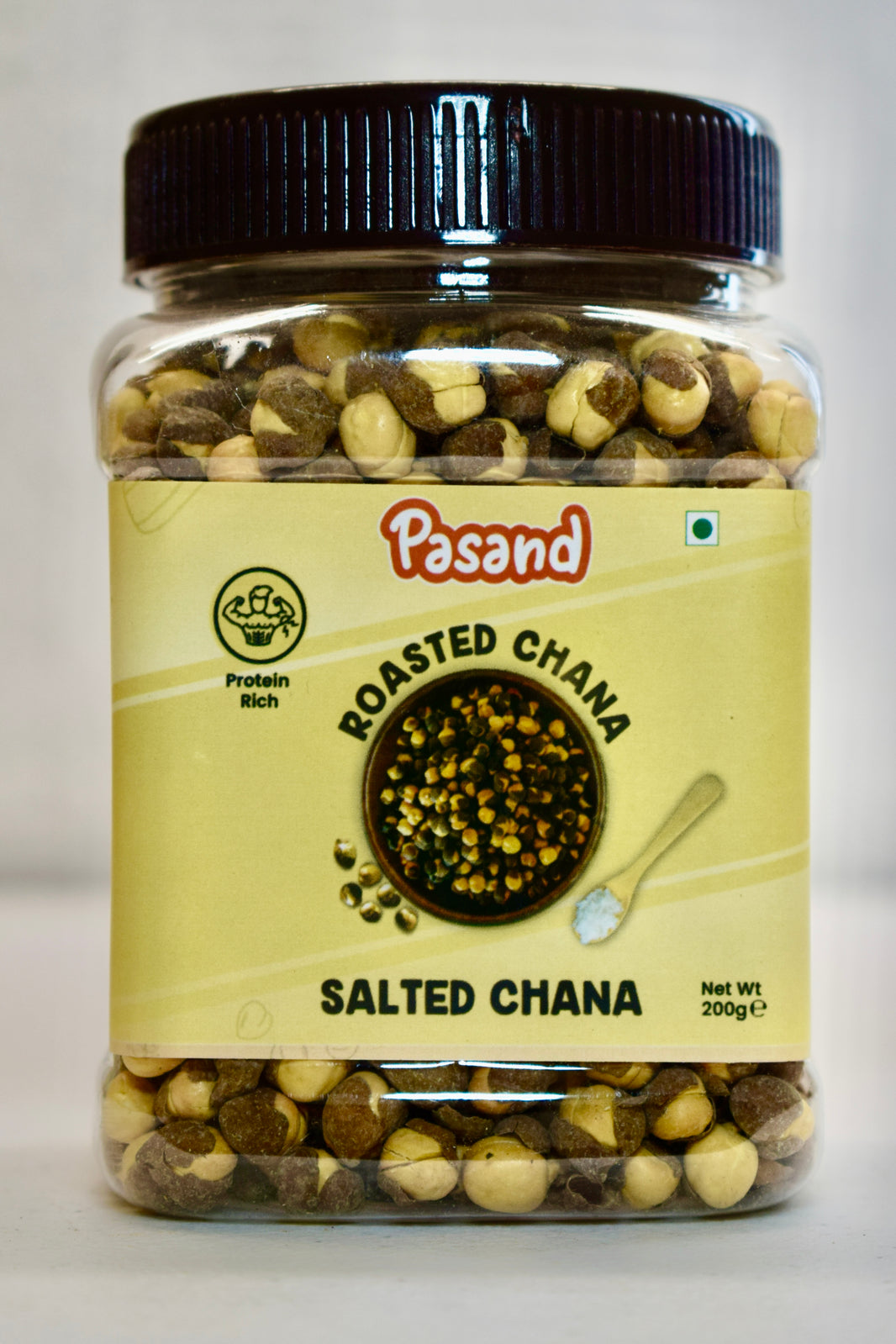 Pasand Roasted Chana – Salted (200g) | Classic Crunchy & Protein-Rich Snack