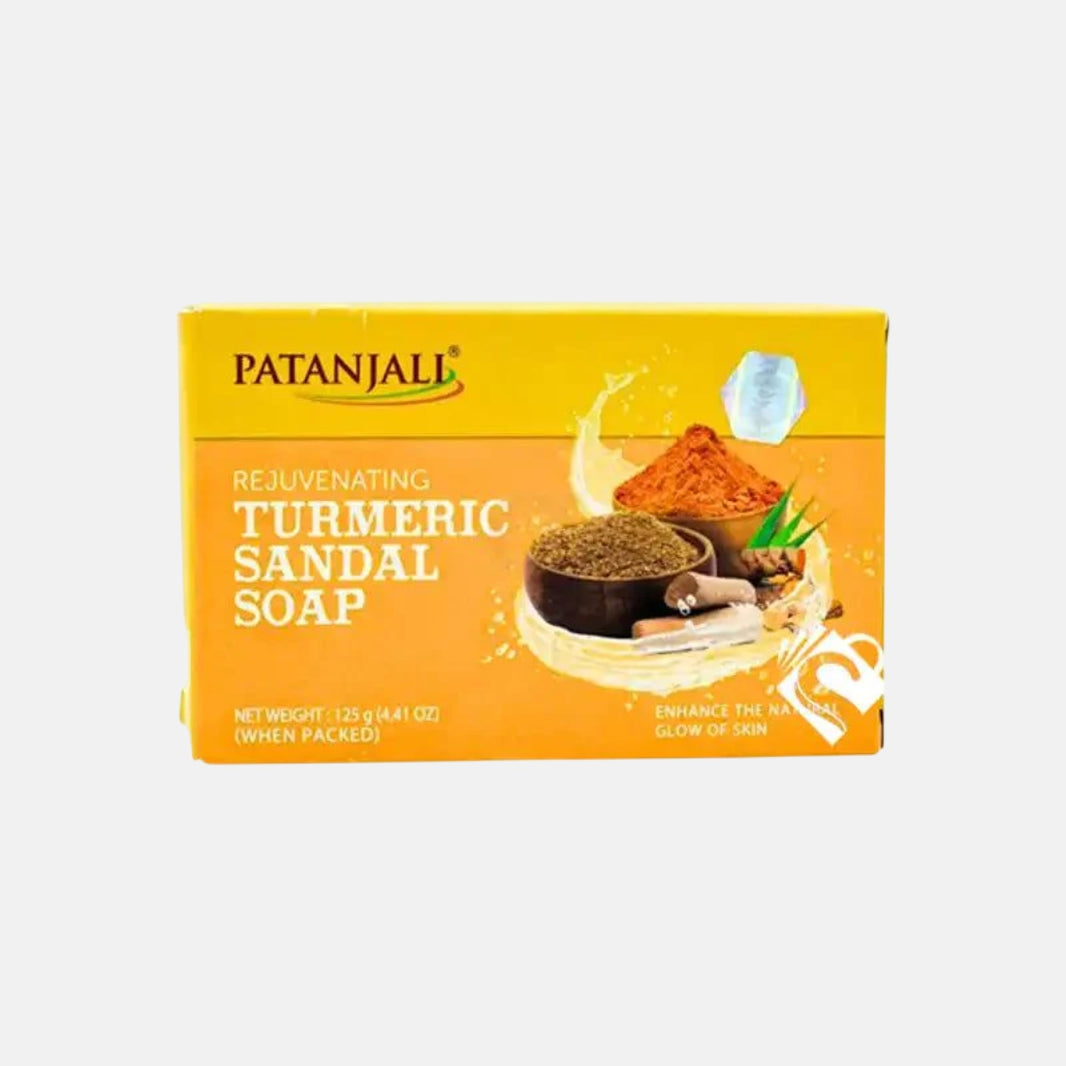 Patanjali Rejuvenating Turmeric and Sandalwood soap 125g