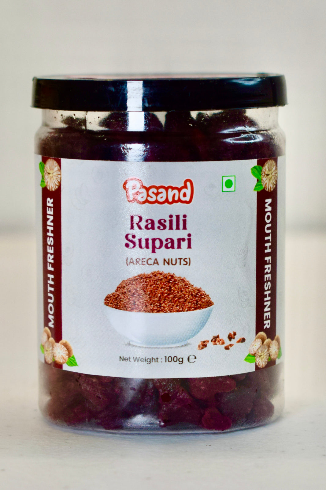 Pasand Rasili Supari – Premium Flavored Areca Nuts Mouth Freshener – 100g