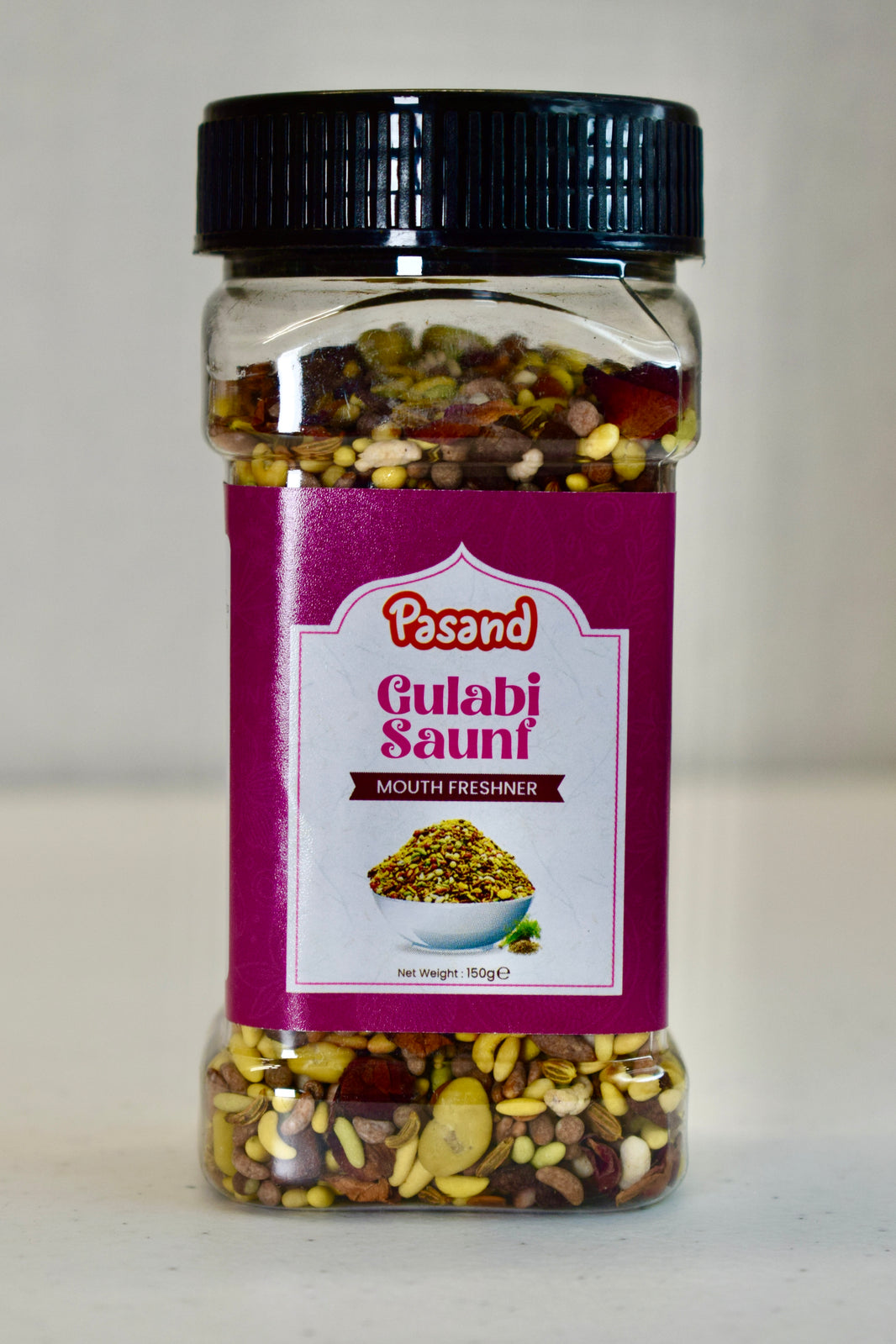 Pasand Gulabi Saunf – Rose Flavored Mouth Freshener – 150g