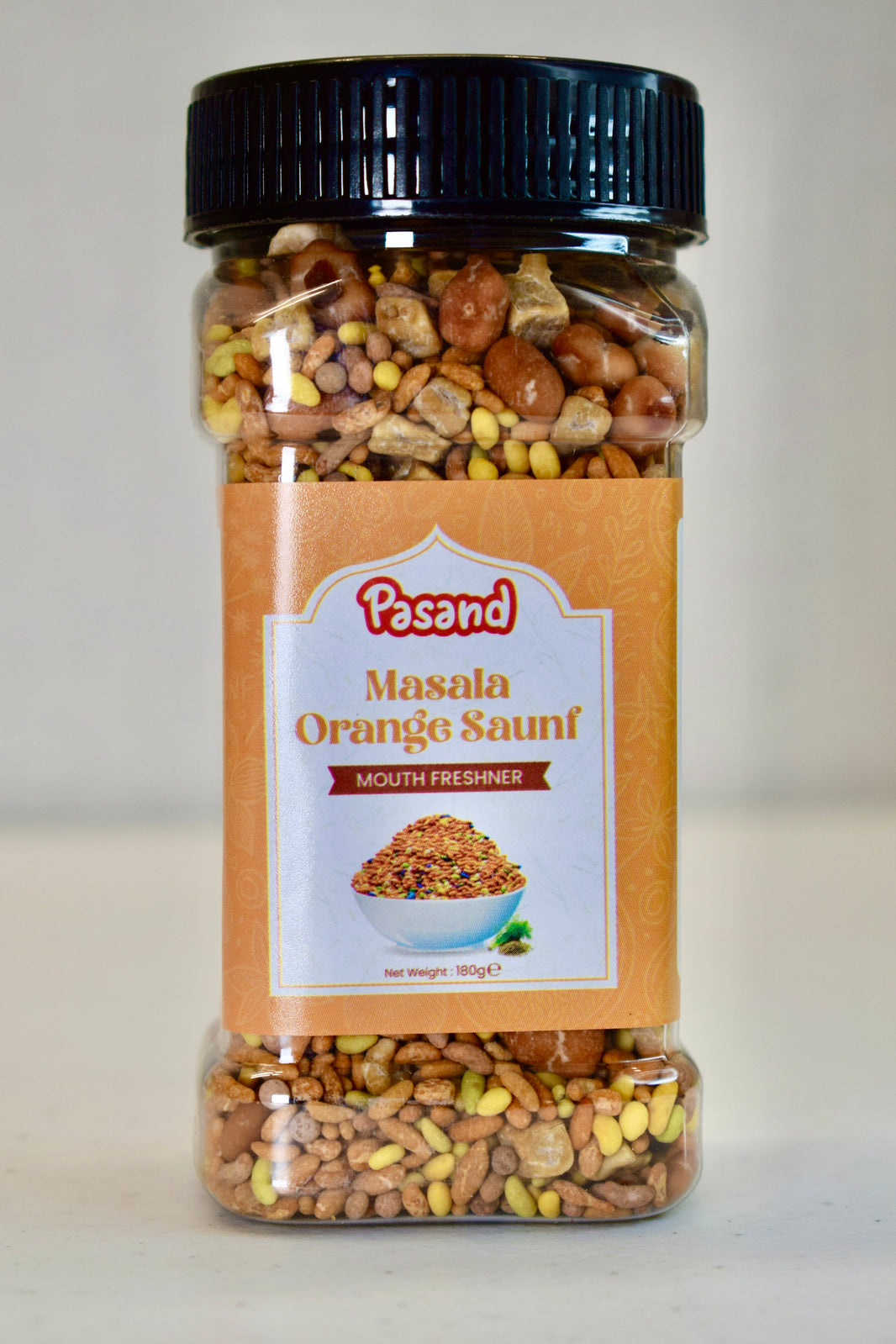 Pasand Masala Orange Saunf – Mouth Freshener – 180g