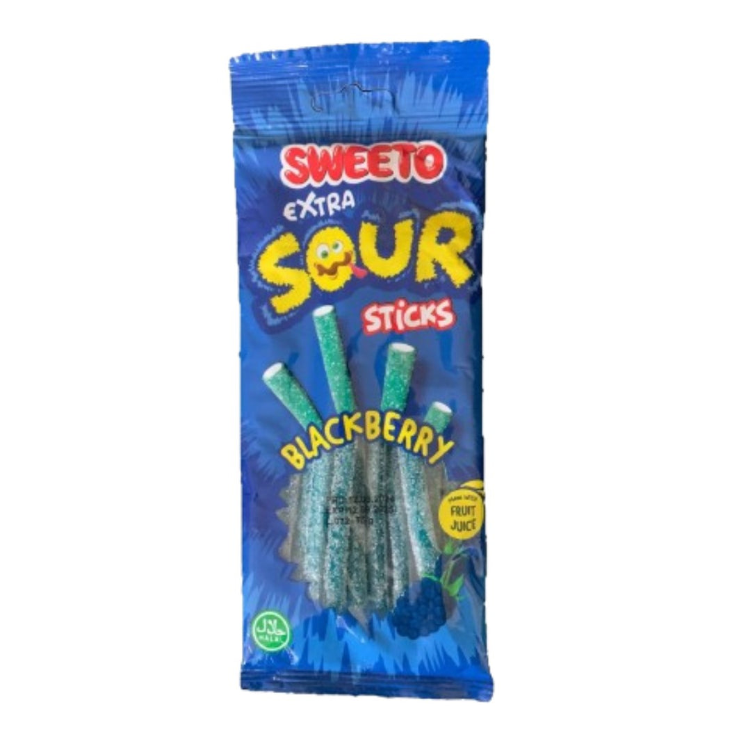Sweeto Extra Sour Sticks Blackberry