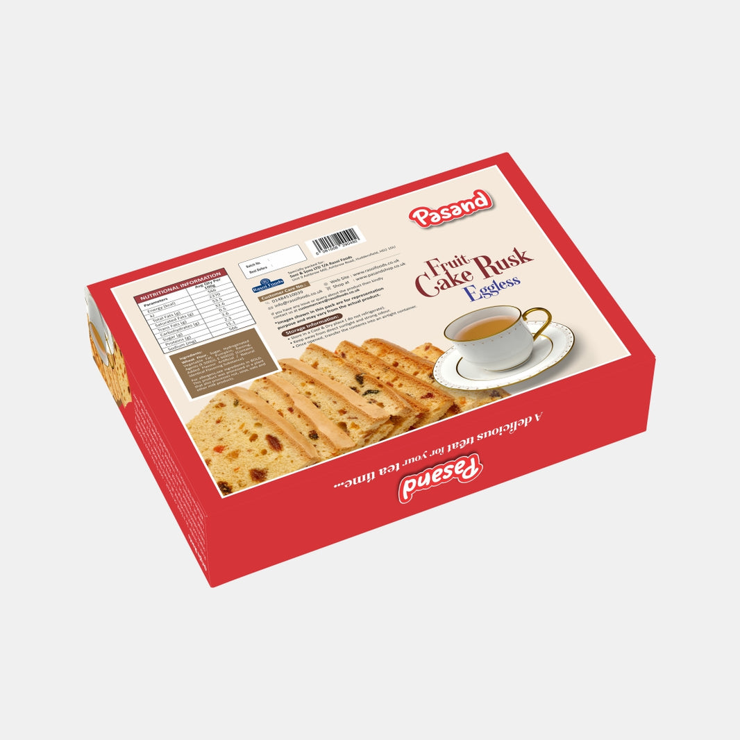 Pasand Fruit Cake Rusk Without Egg 400g
