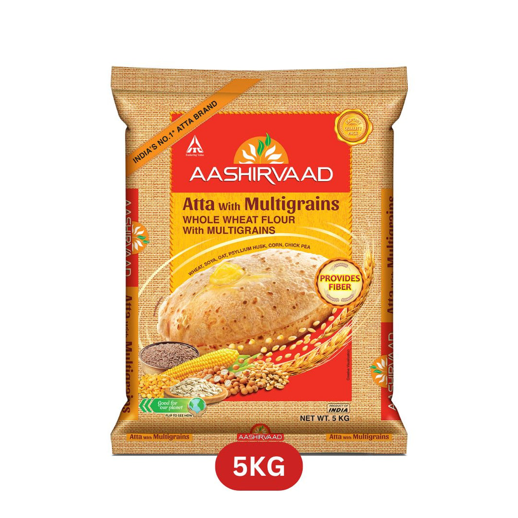 Aashirvaad Atta with Multigrains – 5kg