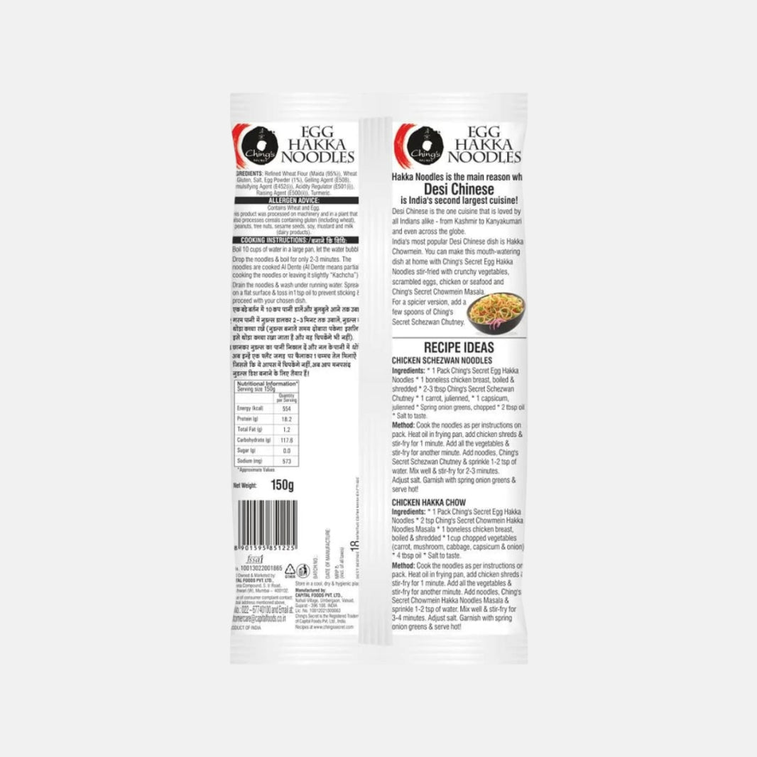 Chings Hakka Noodles-Egg 150g
