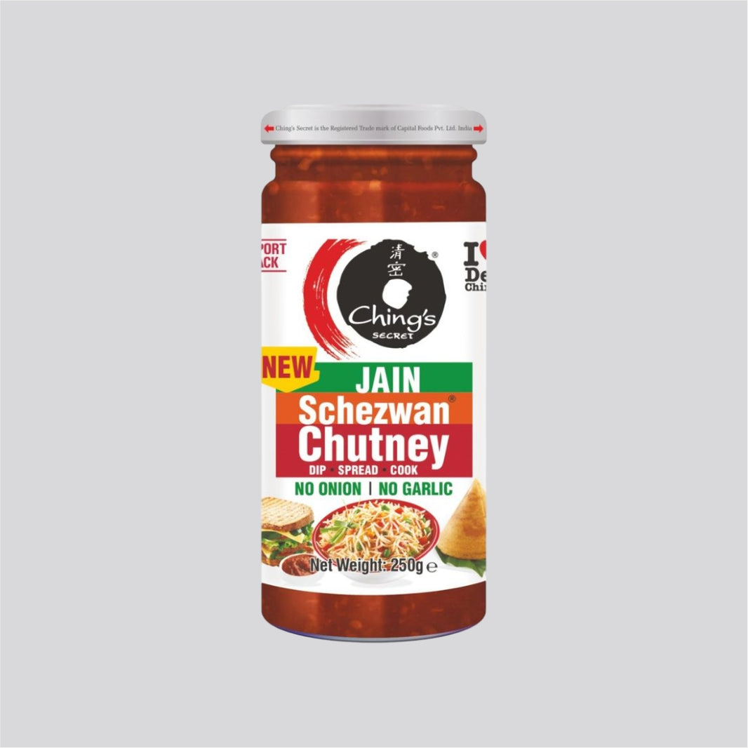 Ching's Jain Schezwan Chutney - No Onion | No Garlic (250g)