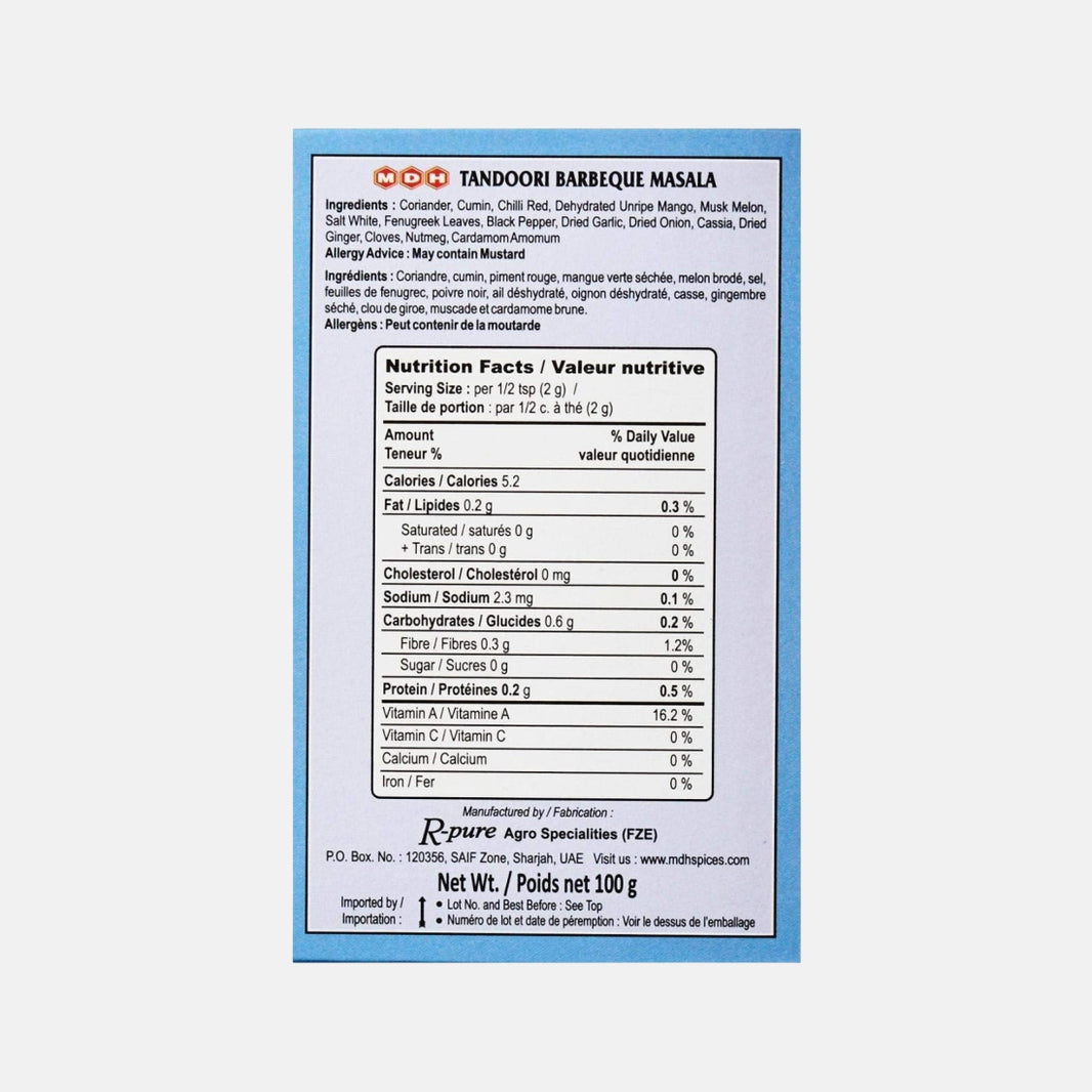 MDH Tabdoori BBQ Masala 100g