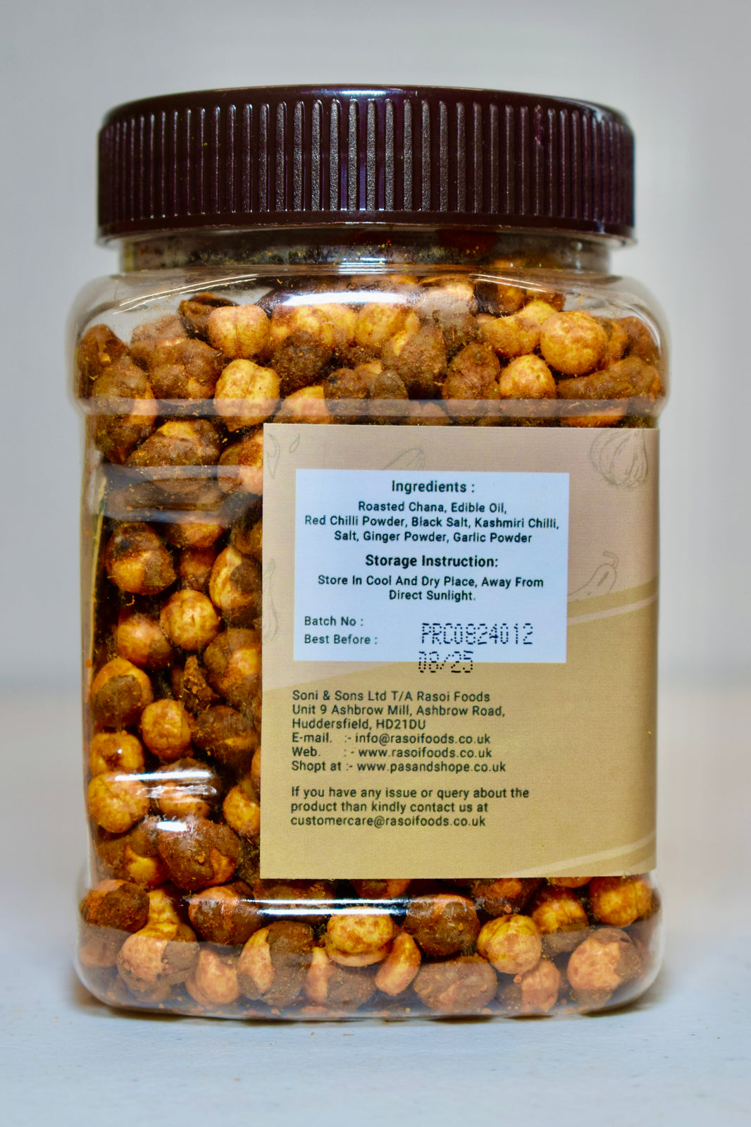 Pasand Roasted Chana – Schezwan (250g) | Spicy Fusion Protein Snack with Fiery Flavour