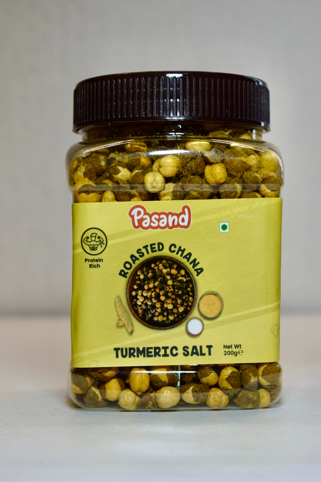 Pasand Roasted Chana – Turmeric Salted Chana (200g)