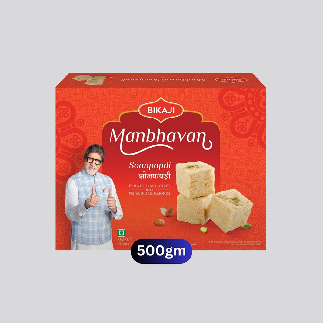 Bikaji Manbhavan Soanpapdi - 500G