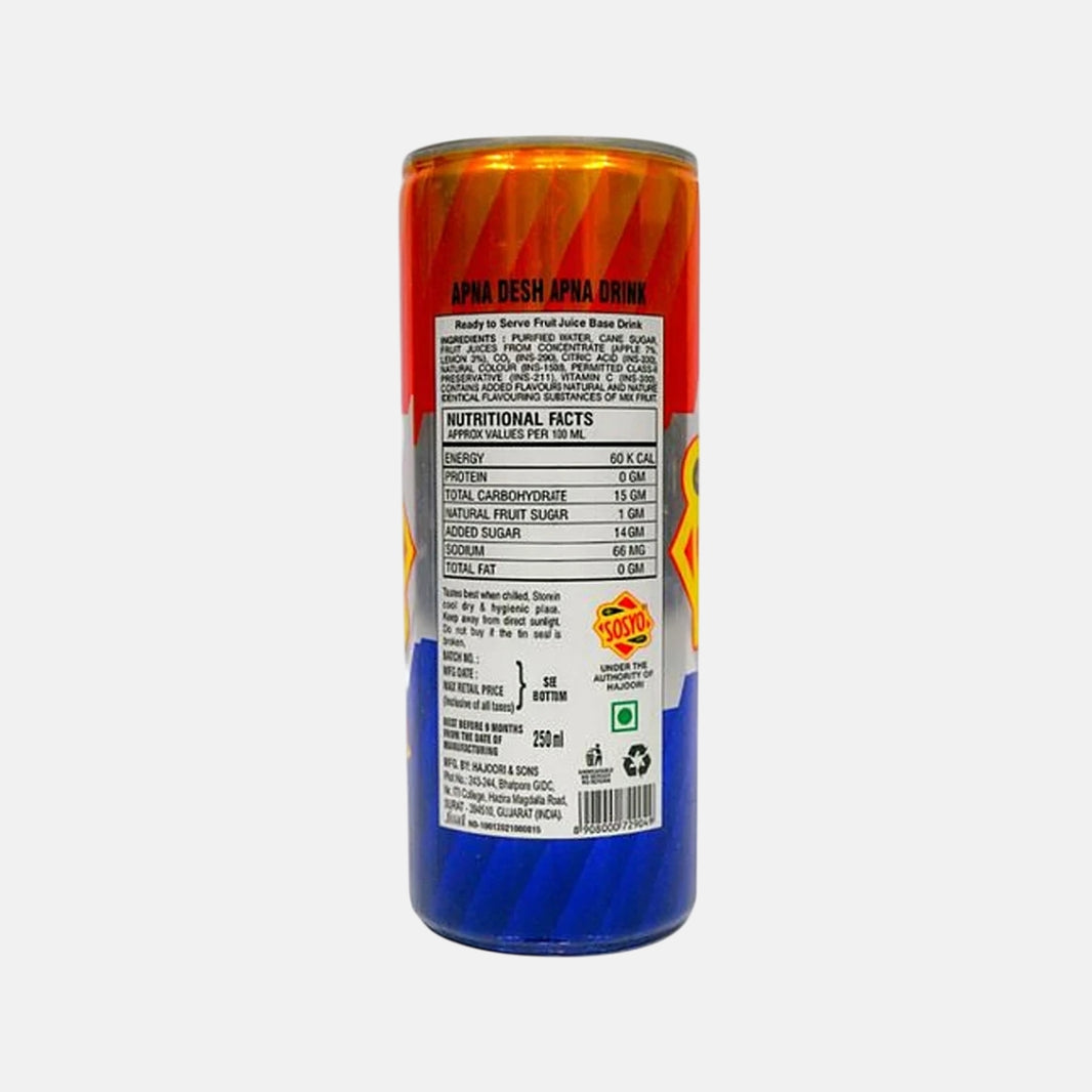 Sosyo Mixed Fruit Juice 250ml