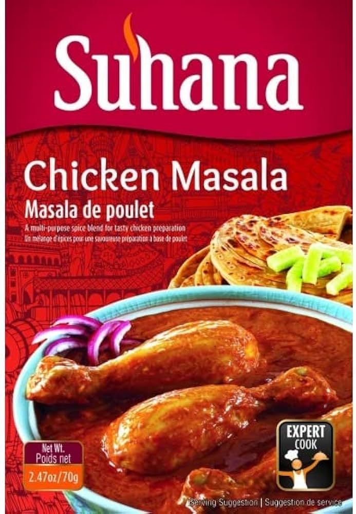 Suhana Chicken Masala – Spicy & Flavorful Blend for Chicken Curries (70g)