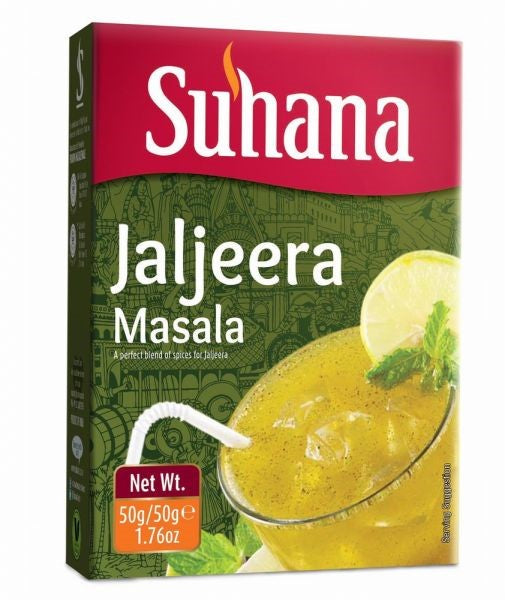 Suhana Jaljeera Masala – Refreshing Tangy Spice Mix for Cooling Drinks (50g)